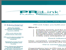Tablet Screenshot of pr-link.com