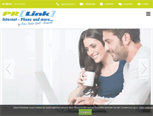 Tablet Screenshot of pr-link.at